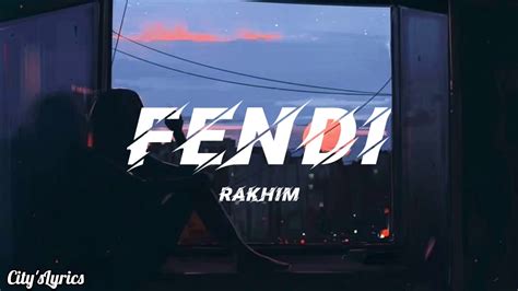 fendi russian lyrics|Rakhim.